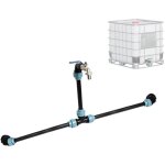 Kit de raccordement ibc s60 x 6 ibc pour 2 r�servoirs ibc c�te � c�te / r�servoir de pluie avec col de ...