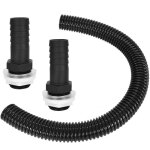 Kit de raccordement r�servoir eau de pluie - tuyau ondul� 25 mm x 50 cm + 2 connecteurs