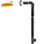 Kit raccordement sortie arrire conduit maill pour poles  bois - poujoulat diamtre 130