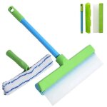 Kit de raclettes de douche en silicone recyclables pour portes vitrées raclettes de nettoyage de vitres ... Kit de raclettes de douche en silicone recyclables pour portes vitrées raclettes de nettoyage de vitres ...