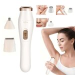Kit de rasage lectrique 3 - en - 1 pour femmes usb rechargeable pilation pour bikini aisselles jambes ...