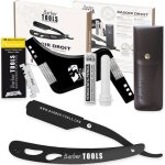 Kit de rasage rasoir barbe rasoir homme coupe choux barbe avec 50 lames simples (lame de rasoir) + chiffon ... Kit de rasage rasoir barbe rasoir homme coupe choux barbe avec 50 lames simples (lame de rasoir) + chiffon ...