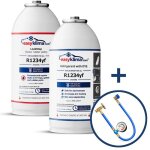 Kit de recharge de climatisation easyklima avec lagent détanchéité leakstop r1234yf pour les voitures ... Kit de recharge de climatisation easyklima avec lagent détanchéité leakstop r1234yf pour les voitures ...