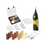 Kit de rparation parquet agt - wrs - 15. plh - fer rechargeable - 11 btons de cire - blanc