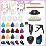 Kit de r�paration de guitare ensemble doutils de maintenance de guitare comprenant des cha�nes de pic ...