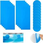 Kit de r�paration pour piscine 20 rustines auto - adh�sives en pvc pour liner odipie