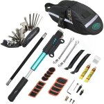 Kit de r�paration v�lo - otbact - 16 en 1 - pompe portable - sacoche de selle - outils multifonctions ...