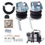 Kit de ressort de suspension pneumatique + compresseur 12v pour ford transit 2001 - 2024 4000kg