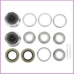Kit de roulements de moyeu de roue de remorque en acier chrom pour essieu de remorque de bateau de 1 ...