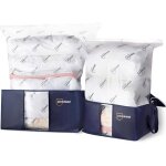 Kit de sacs de rangement sous vide - sacs de rangement pour vêtements non - tissés (2 coffres + 2 housses ... Kit de sacs de rangement sous vide - sacs de rangement pour vêtements non - tissés (2 coffres + 2 housses ...