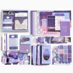 Kit de scrapbooking esthtique journal vintage avec fournitures de journal / plan de papier de scrapbooking ...