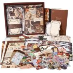 Kit de scrapbooking - shijh - a6 - 256 pages - 179 autocollants - multicolore
