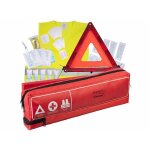 Kit de s�curit� pour voiture avec trousse de secours triangle et gilet