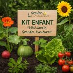 Kit semences jardin enfant � graines rigolotes � semer � activit� nature d�s 4 ans � le grenier d�abondance ...