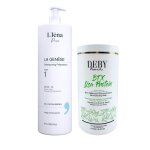Kit soin lissant lisa protein deby hair + shampooing pr�parateur la gen�se li�na paris 2 produits
