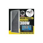 Kit solaire 300w : panneau flexible monocristallin + contr�leur 20a?bateau / voiture / camping - car
