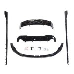 Kit spoiler diffuseur de pare - chocs avant arri�re becquet noir brillant bmw s�rie 1 f40 pack m de 01 ...