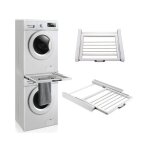 Kit de superposition - fimei - 60cm - porte - serviettes - installation rapide - blanc
