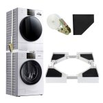 Kit de superposition universel - accessoires pour lave - linge / sche - linge - avec corde  cliquet ...