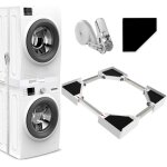 Kit de superposition universel niuxx pour lave - linge & s�che - linge cadre interm�diaire avec corde ...