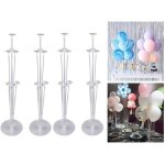 Kit support de ballons de f�te - 4 pi�ces pour d�coration anniversaire et mariage