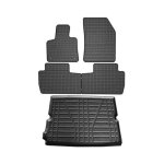 Kit tapis de sol et coffre pour peugeot 5008 2016 - 2024 tpe noir Kit tapis de sol et coffre pour peugeot 5008 2016 - 2024 tpe noir