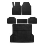 Kit tapis de sol et coffre pour vw tiguan antid�rapante imperm�able noir 6pcs