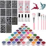 Kit tatouage enfant30couleurskit tatouage paillettes130modles de tatouage2 stickers strass kit de tatouage ...