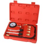 Kit de testeur de compression pour moteur à essence compressiomètre de cylindre + étui 3408050 Kit de testeur de compression pour moteur à essence compressiomètre de cylindre + étui 3408050