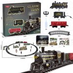 Kit de train lectrique modle n / c pour enfants avec sons de train ralistes fume lgre facile  ...