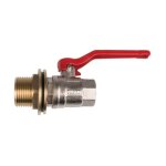 Kit de travers�e de cuve � eau - boni - shop� - robinet boisseau 3 / 4 - laiton - joints nbr - pose facile ...