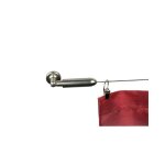 Kit tringle � rideau c�ble acier 5 m�tres