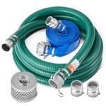 Kit de tuyau daspiration pour pompe à eau - vevor - 508 mm x 1524 m - tuyau daspiration vert de 61 m ... Kit de tuyau daspiration pour pompe à eau - vevor - 508 mm x 1524 m - tuyau daspiration vert de 61 m ...