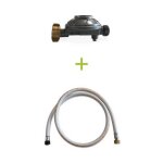 Kit tuyau flexible de gaz + dtendeur quick - on butane 20mm flexible + dtendeur quick - on butane 20mm ...