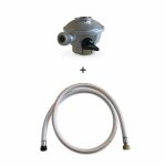Kit tuyau flexible de gaz + dtendeur quick - on butane 27mm flexible + dtendeur quick - on butane 27mm ...