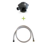 Kit tuyau flexible de gaz + détendeur quick - on propane 20mm flexible + détendeur quick - on propane ... Kit tuyau flexible de gaz + détendeur quick - on propane 20mm flexible + détendeur quick - on propane ...