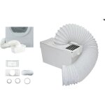 Kit universel de condensateur de tuyau de ventilation pour sche - linge avec 3 adaptateurs (12 m)