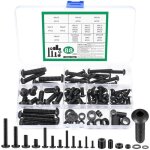 Kit de vis de montage tv universel - zvvn - 88 pi�ces - vis m4 m5 m6 m8 - fixation murale tv - jusqu� ...