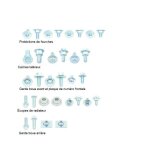 Kit visserie de car�nage ufo pour moto honda 250 crf 2017 ac02432 neuf