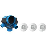 Kit vmc hygrocosy bc + 3 bouches  piles simple flux hygrorglable - atlantic - 412294