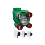 Kit vmc hygrovariable axelair kvvrd ariant hcs simple flux avec bouches design