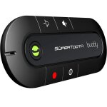 Kit - voiture mains libres bluetooth pour pare - soleil buddy - noir