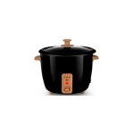 Kitchencook - japan wood black - noir - cuiseur  riz - 1l - 400w - maintien au chaud - cuve antiadhsive ...