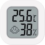 Kkmoon mini thermomtre dintrieur avec moniteur dhumidit et jauge de temprature lcd numrique capteur ...