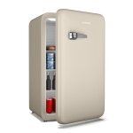 Klarstein audrey evo r�frig�rateur 112 l frigo design r�tro silencieux compact mini bar 3 couleurs cr�me ...
