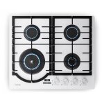 Klarstein ignito plaque de cuisson gaz 4 brleurs 8000w minuterie scurit flamme allumage lectrique ...