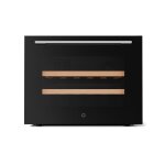 Klarstein illuminosa cave  vin encastrable 19 bouteilles 1 zone 5 - 20c led porte uv silencieuse clayettes ...