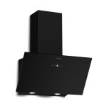 Klarstein laurel hotte aspirante 60 cm hotte d�corative inclin�e 417 m� / h a + + + led 3 vitesses tactile ...