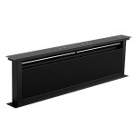 Klarstein royal flush eco hotte aspirante 120 cm 842 m� / h hotte escamotable t�te libre cee a led noir ...