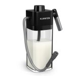 Klarstein steelpresso mousseur de lait machine  caf 055 l transparent